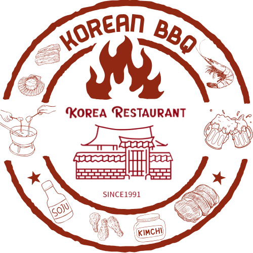 Korea Restaurant logo - Korean BBQ Since 1991