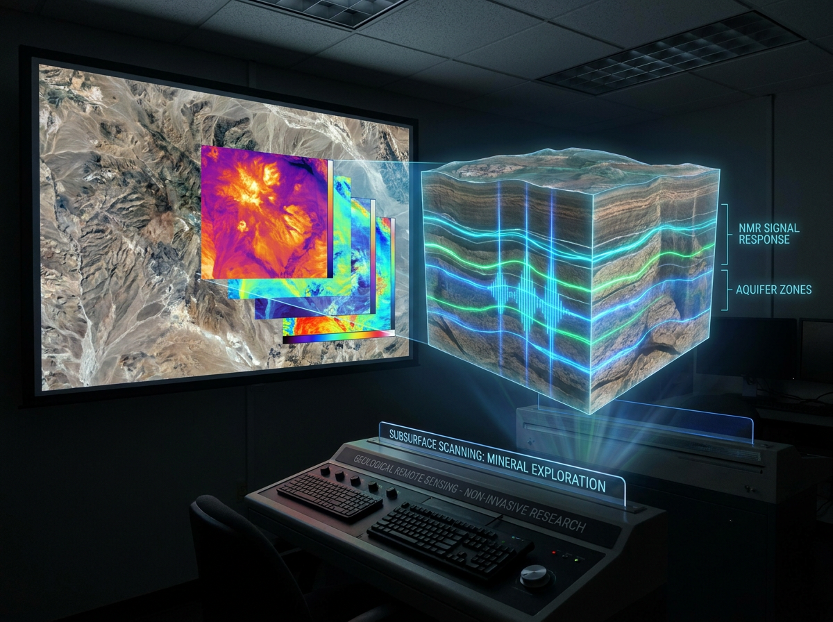 Mineral Spectrum remote sensing technology