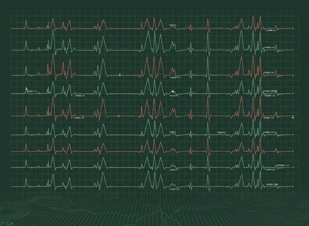 Behavioral intelligence waveform background