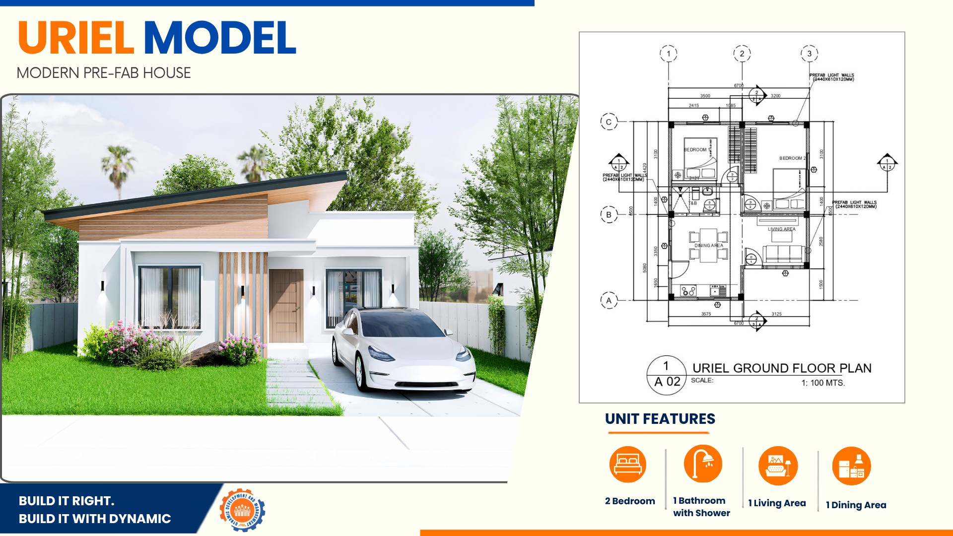 Uriel model — 2 Bedroom