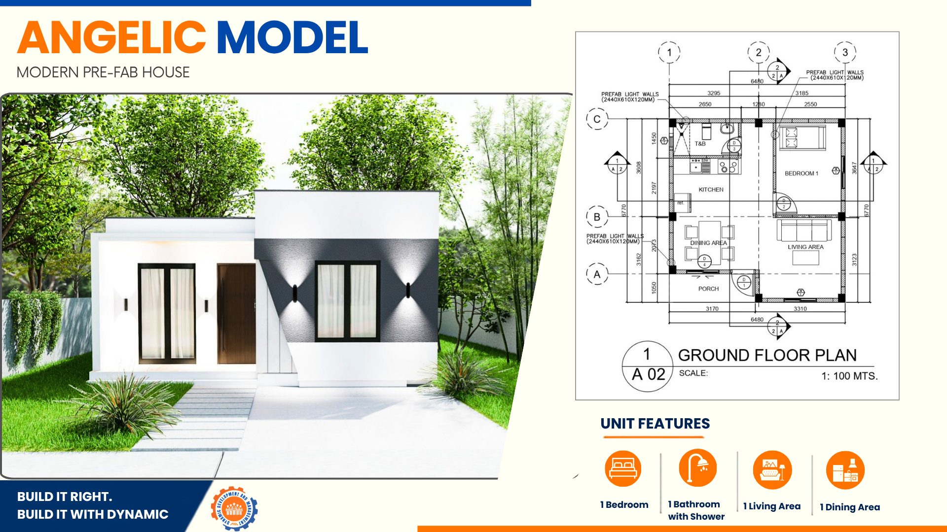 Angelic model — 1 Bedroom