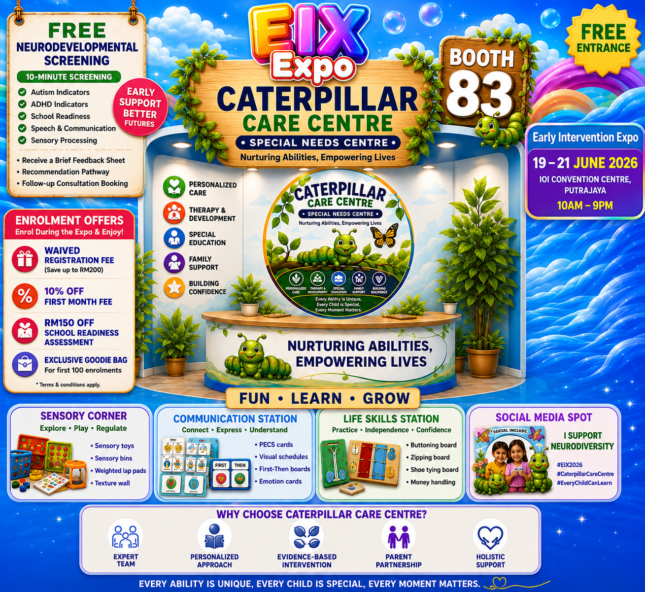 EIXP Expo poster - Caterpillar Care Centre