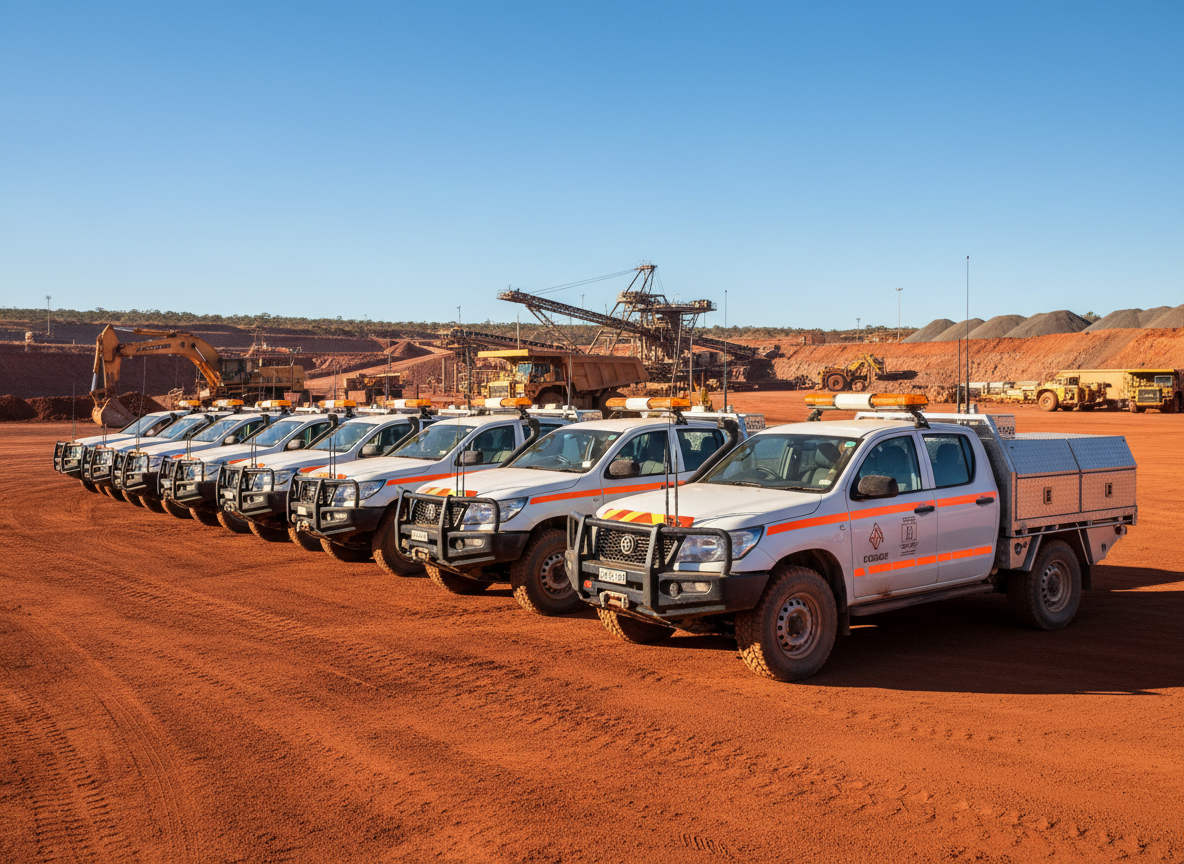 Fleet of mine-ready vehicles