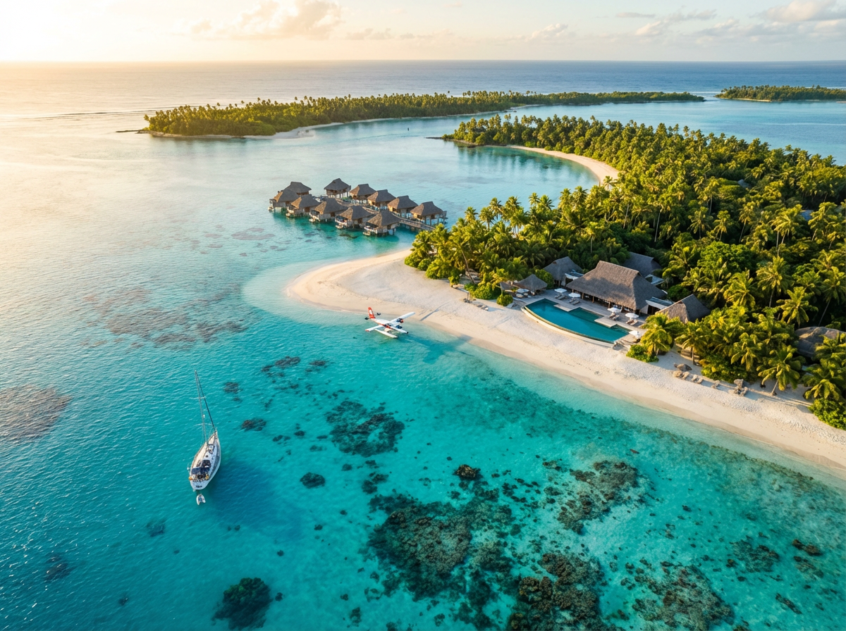 Tropical paradise destination
