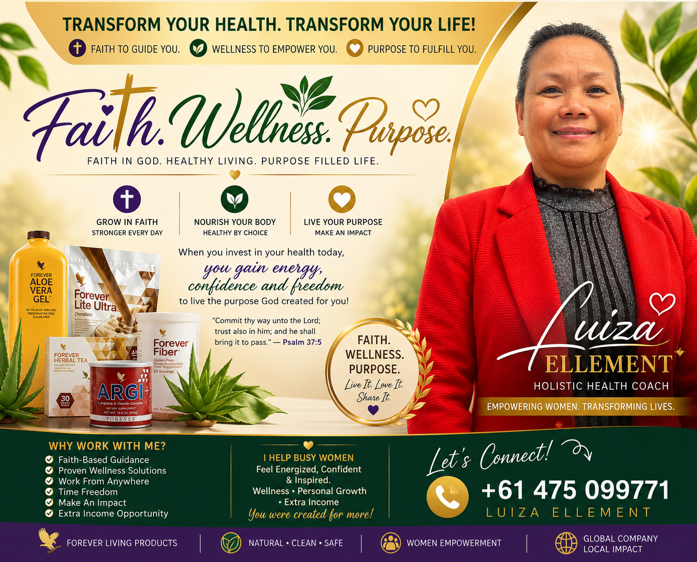 Luiza Ellement — Holistic Health Coach