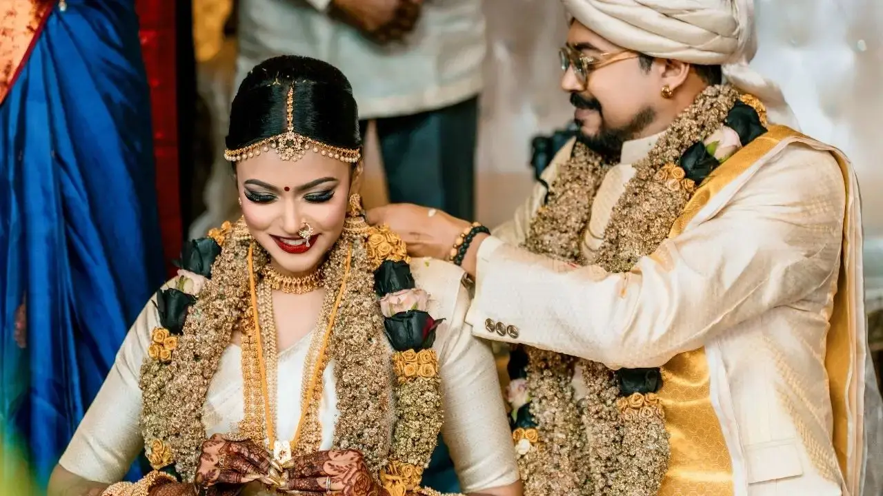 Mandap ceremony moment