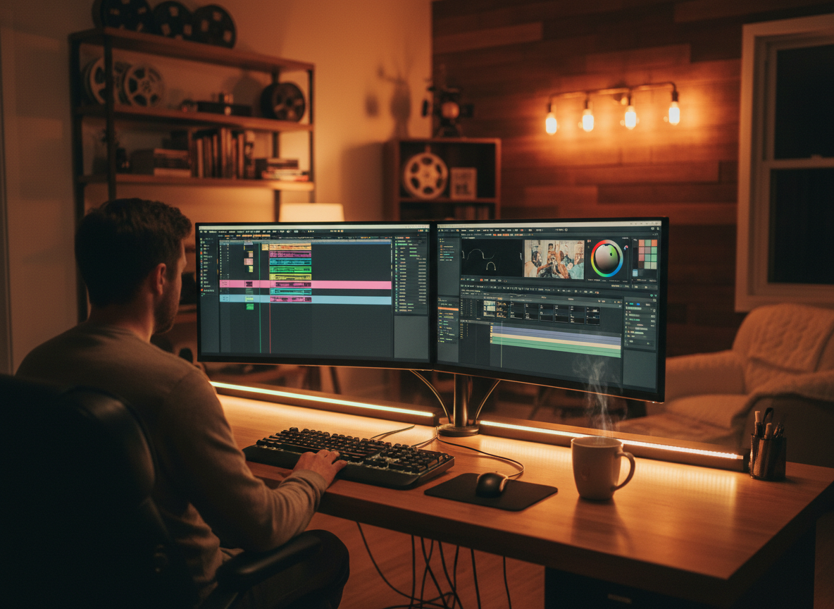 Film editing suite