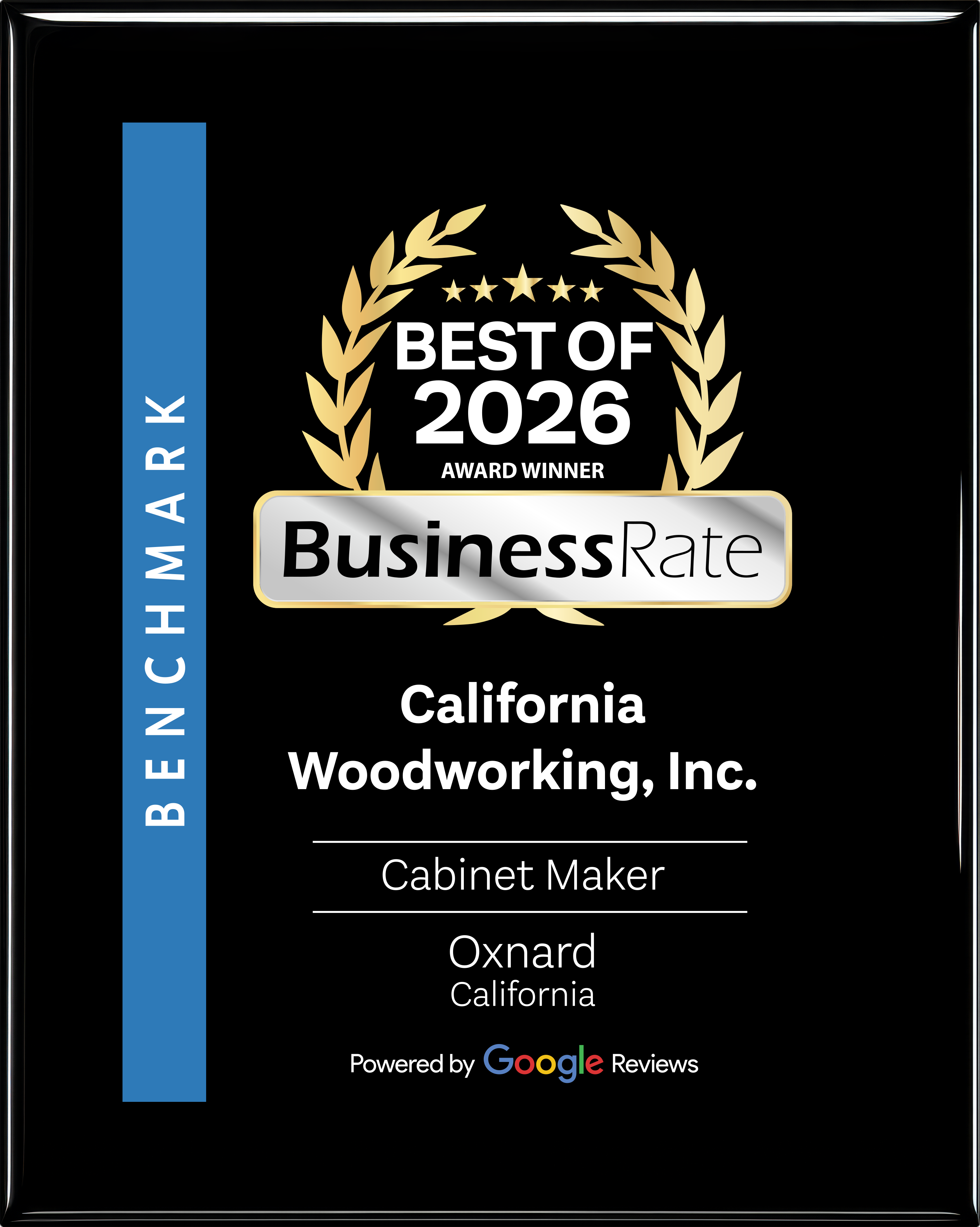 Best of 2026 BusinessRate Award Winner - Cabinet Maker Oxnard California